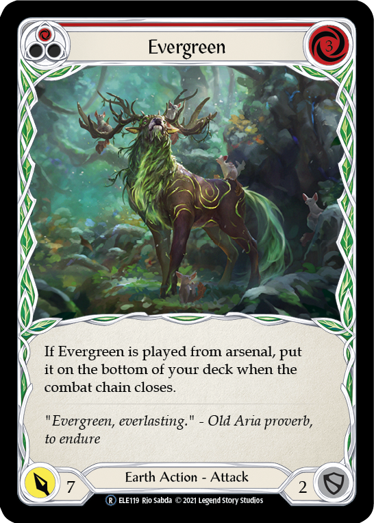 Evergreen (Red) [U-ELE119] Unlimited Normal | Webway Games