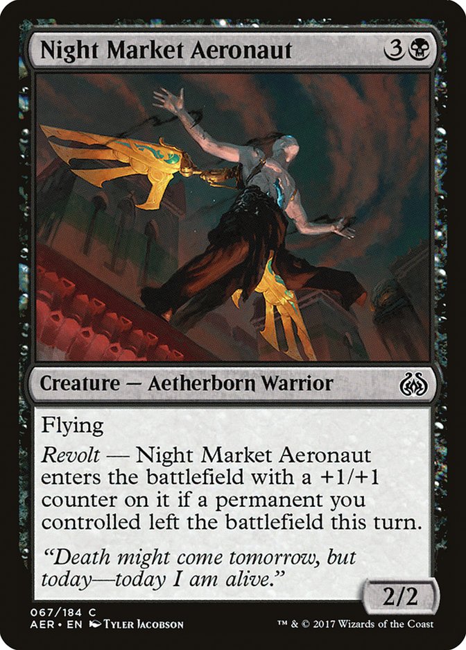 Night Market Aeronaut [Aether Revolt] | Webway Games