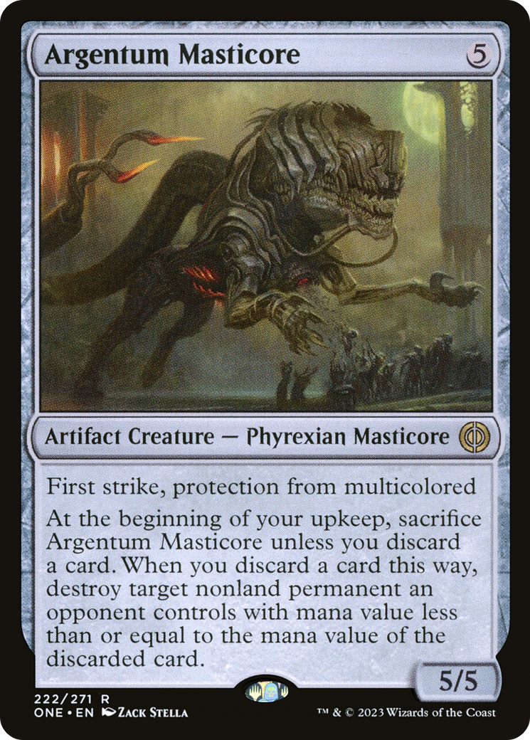 Argentum Masticore [Phyrexia: All Will Be One] | Webway Games