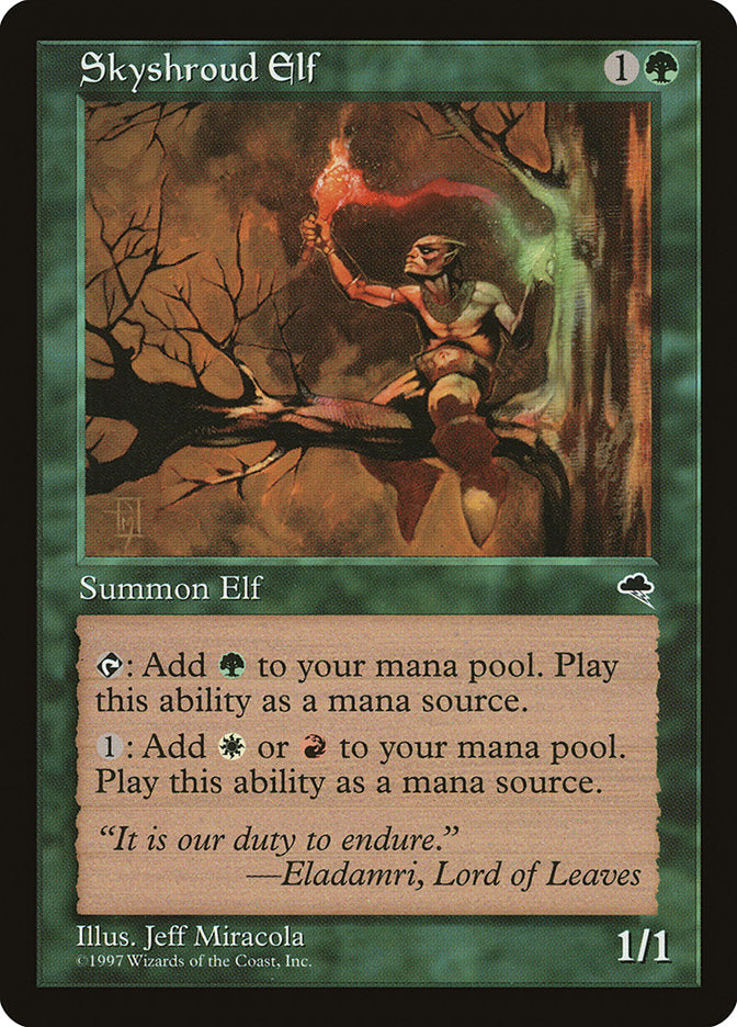 Skyshroud Elf [Tempest] | Webway Games