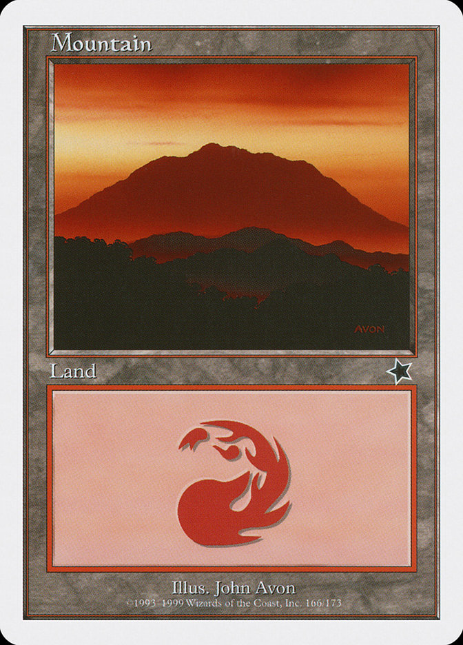 Mountain (166) [Starter 1999] | Webway Games