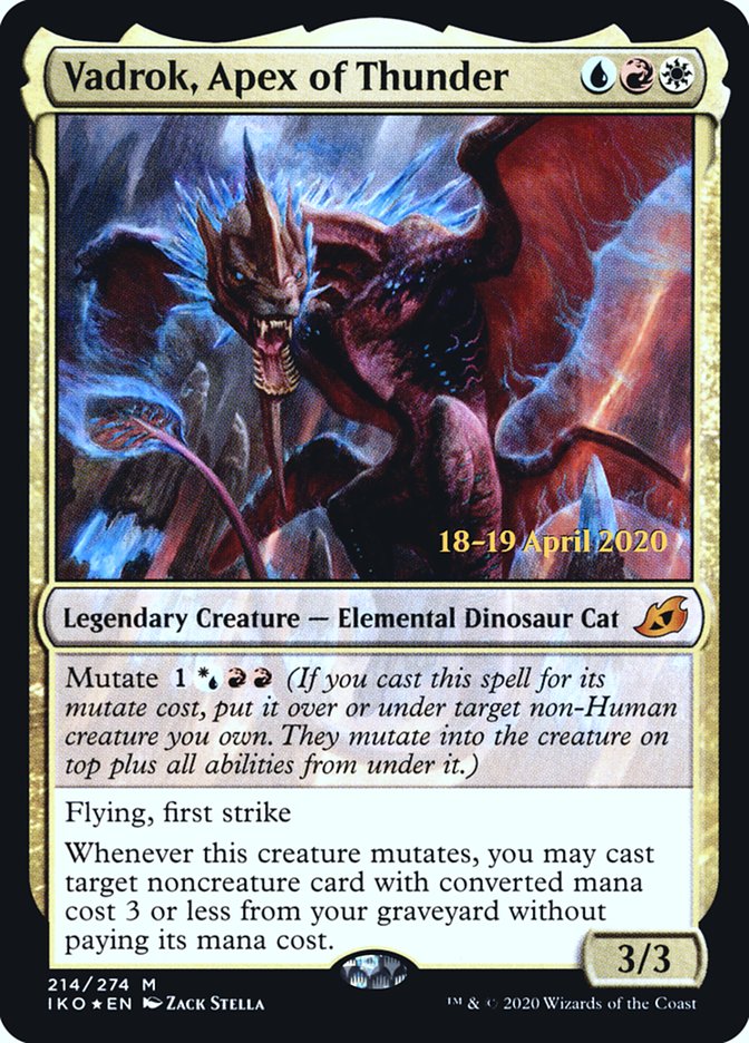 Vadrok, Apex of Thunder  [Ikoria: Lair of Behemoths Prerelease Promos] | Webway Games