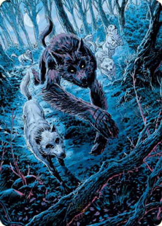 Untamed Pup Art Card [Innistrad: Midnight Hunt Art Series] | Webway Games