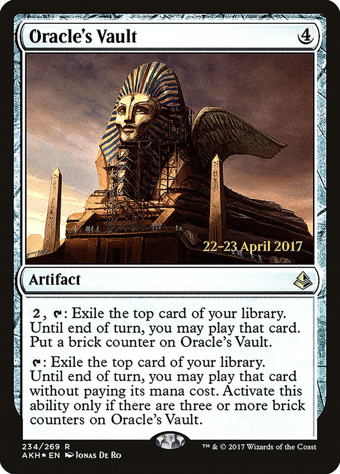 Oracle's Vault  [Amonkhet Prerelease Promos] | Webway Games