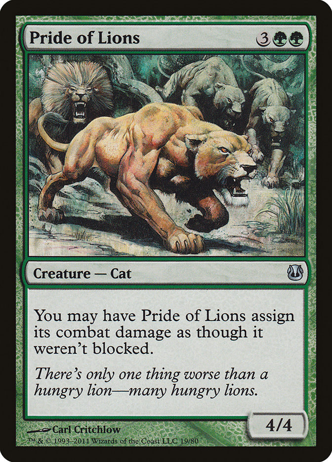 Pride of Lions [Duel Decks: Ajani vs. Nicol Bolas] | Webway Games