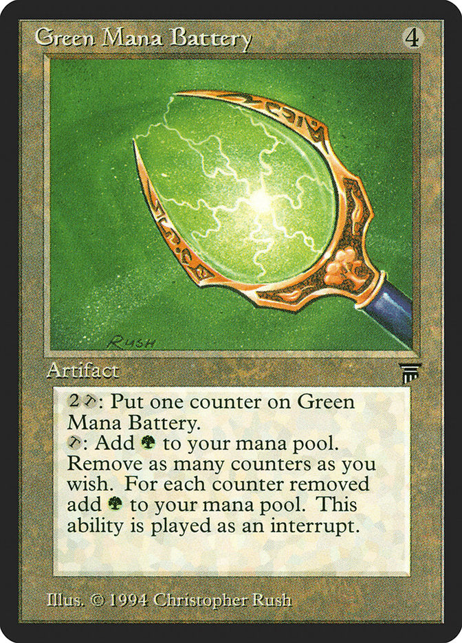 Green Mana Battery [Legends] | Webway Games