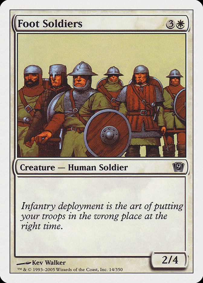 Foot Soldiers [Ninth Edition] | Webway Games