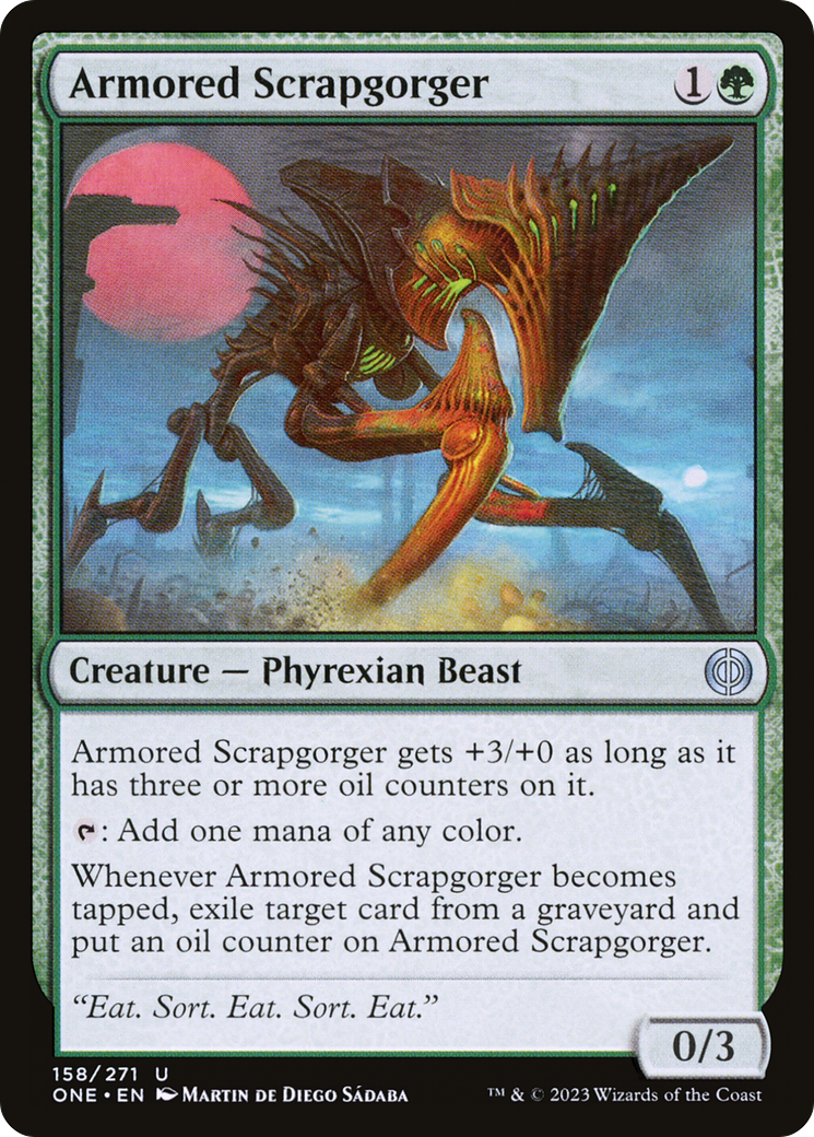 Armored Scrapgorger [Phyrexia: All Will Be One] | Webway Games