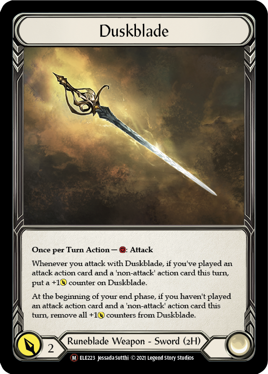 Duskblade [U-ELE223] Unlimited Rainbow Foil | Webway Games