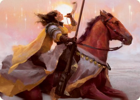 Sunrise Cavalier Art Card [Innistrad: Midnight Hunt Art Series] | Webway Games
