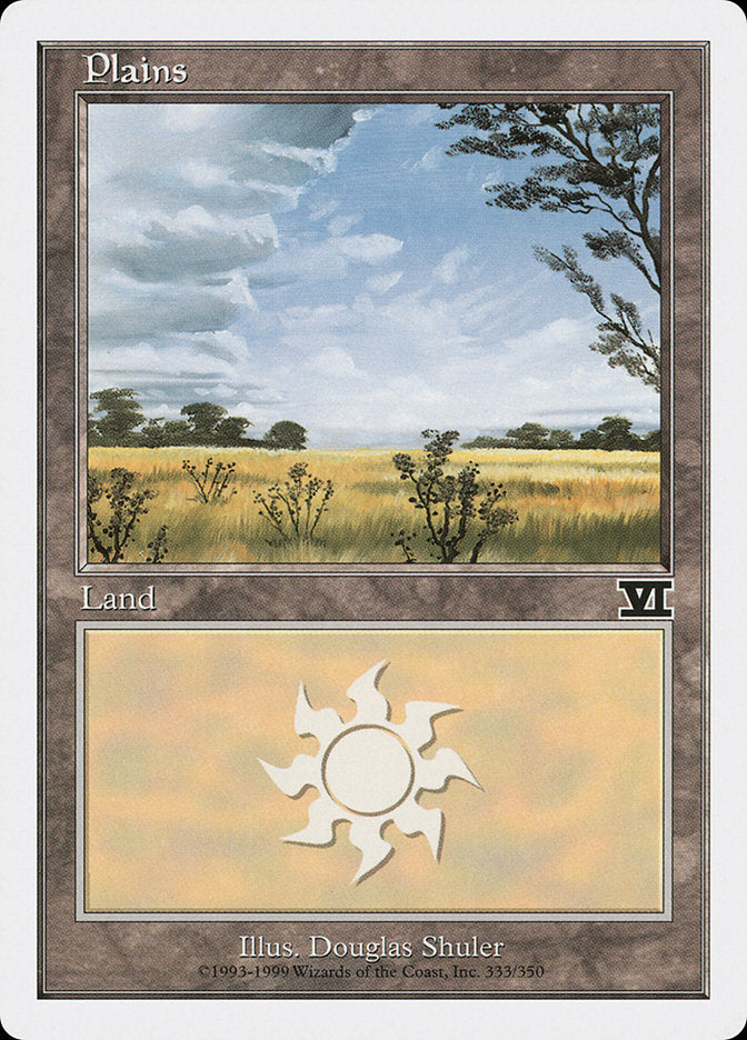 Plains (#333) [Classic Sixth Edition] | Webway Games