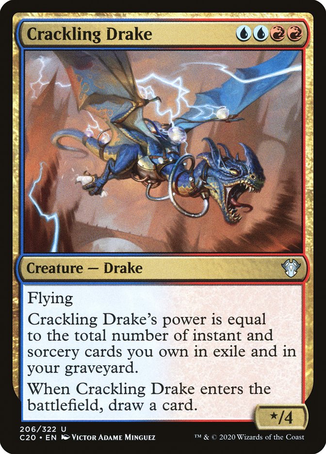 Crackling Drake [Commander 2020] | Webway Games