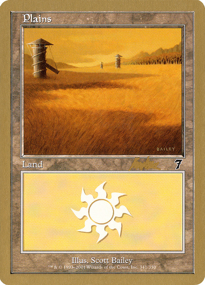Plains (bk341) (Brian Kibler) [World Championship Decks 2002] | Webway Games