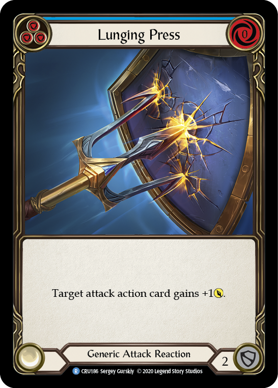 Lunging Press [CRU186] 1st Edition Rainbow Foil | Webway Games