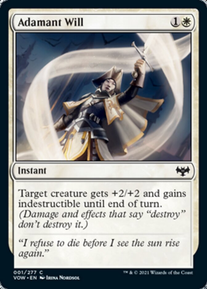 Adamant Will [Innistrad: Crimson Vow] | Webway Games