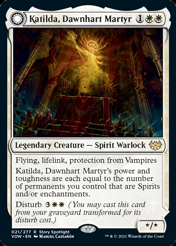 Katilda, Dawnhart Martyr // Katilda's Rising Dawn [Innistrad: Crimson Vow] | Webway Games