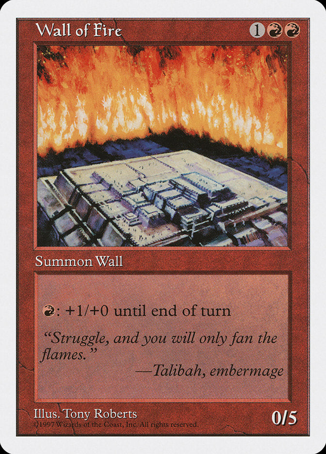 Wall of Fire [Fifth Edition] | Webway Games