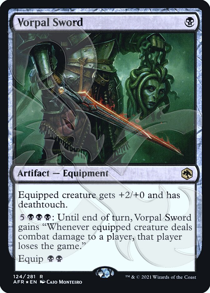 Vorpal Sword (Ampersand Promo) [Dungeons & Dragons: Adventures in the Forgotten Realms Promos] | Webway Games