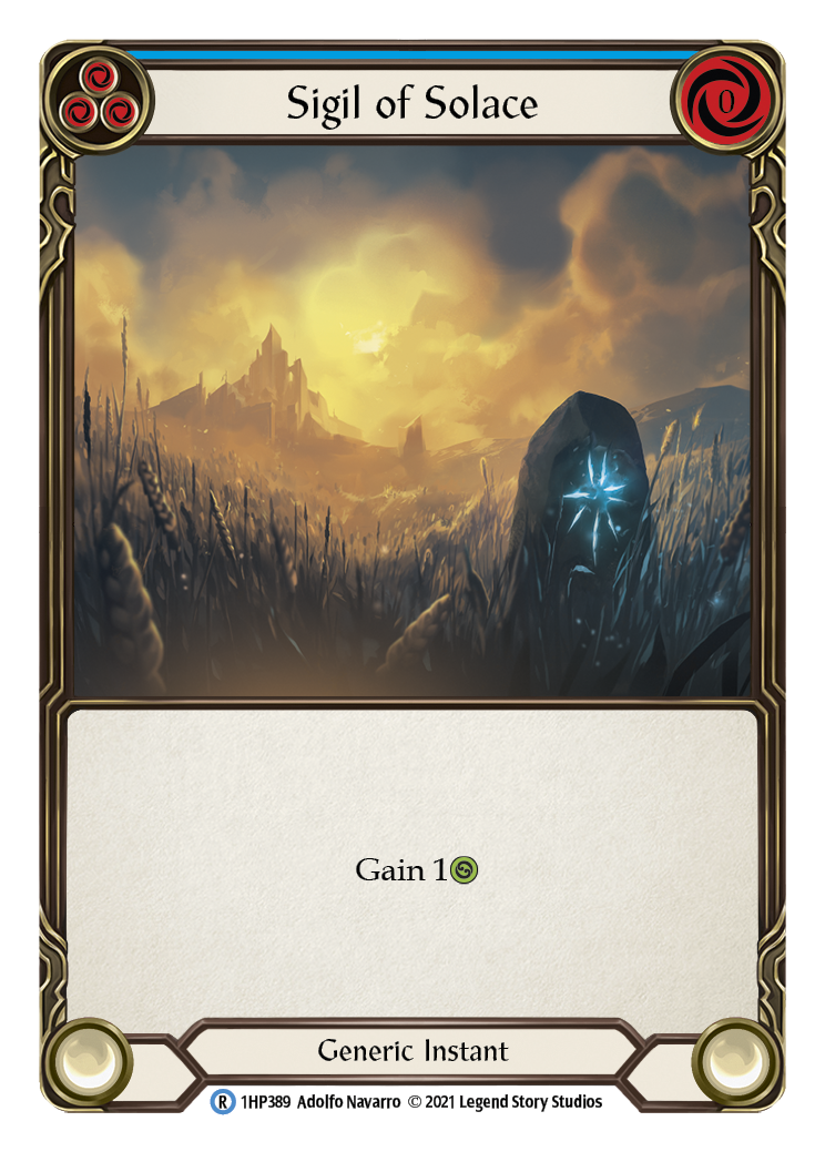 Sigil of Solace (Blue) [1HP389] | Webway Games