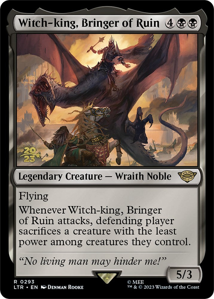 Witch-king, Bringer of Ruin [The Lord of the Rings: Tales of Middle-Earth Prerelease Promos] | Webway Games
