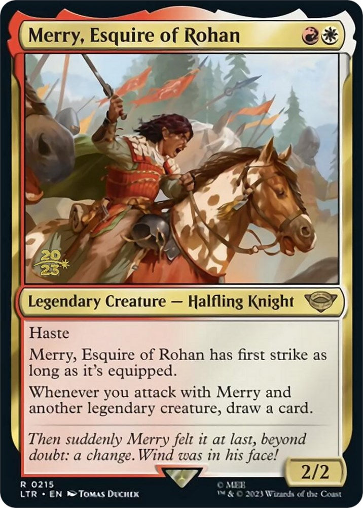 Merry, Esquire of Rohan [The Lord of the Rings: Tales of Middle-Earth Prerelease Promos] | Webway Games