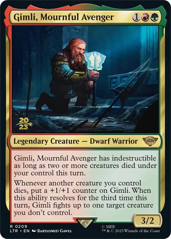 Gimli, Mournful Avenger [The Lord of the Rings: Tales of Middle-Earth Prerelease Promos] | Webway Games