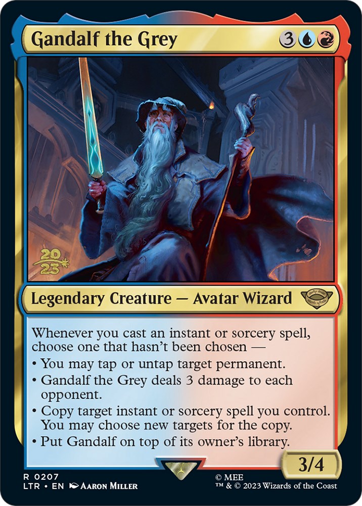 Gandalf the Grey [The Lord of the Rings: Tales of Middle-Earth Prerelease Promos] | Webway Games