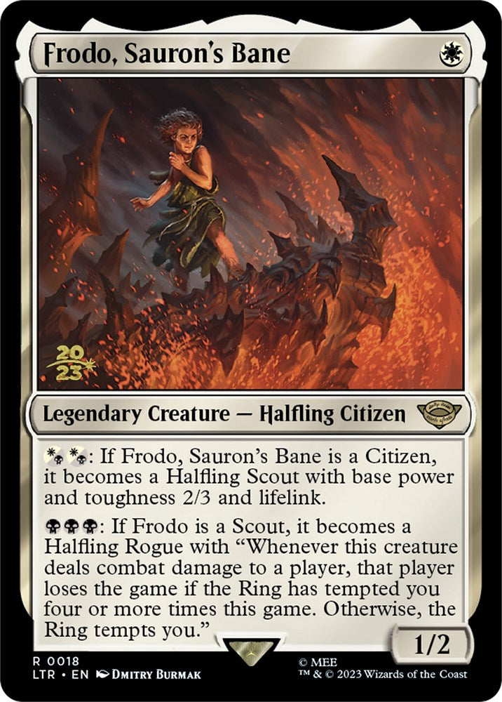 Frodo, Sauron's Bane [The Lord of the Rings: Tales of Middle-Earth Prerelease Promos] | Webway Games