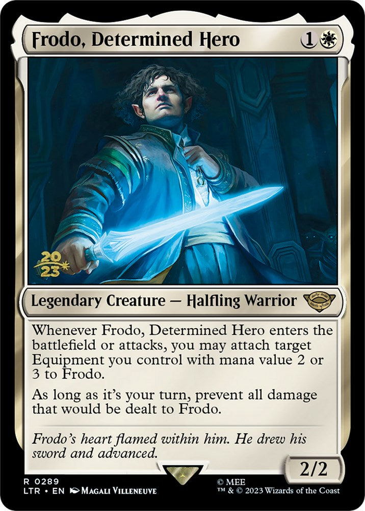 Frodo, Determined Hero [The Lord of the Rings: Tales of Middle-Earth Prerelease Promos] | Webway Games
