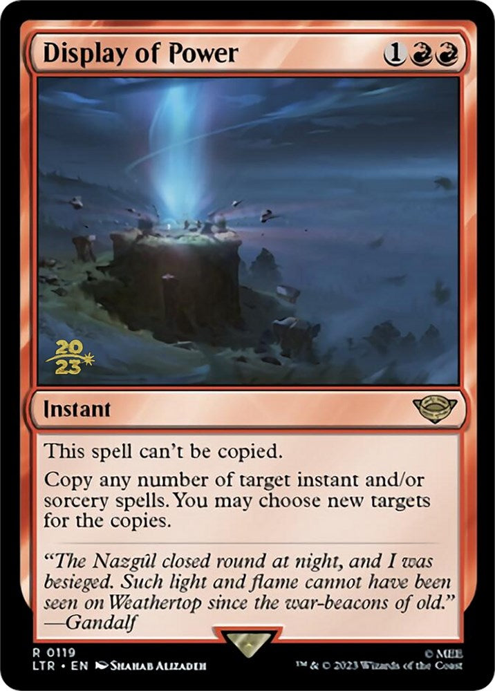 Display of Power [The Lord of the Rings: Tales of Middle-Earth Prerelease Promos] | Webway Games