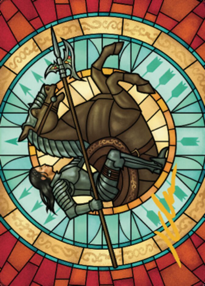 Tori D'Avenant, Fury Rider Art Card (Gold-Stamped Signature) [Dominaria United Art Series] | Webway Games