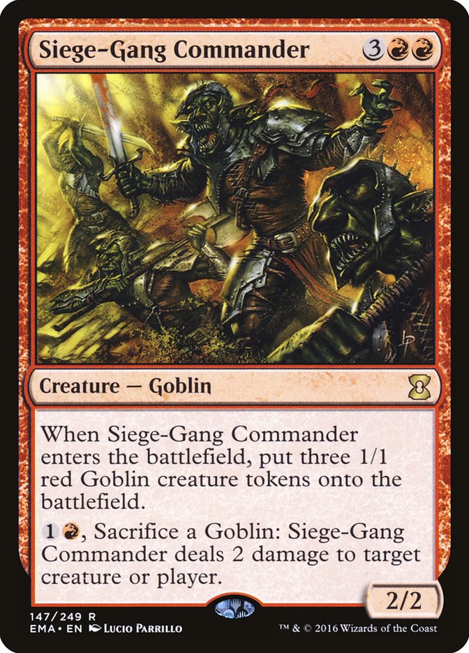 Siege-Gang Commander [Eternal Masters] | Webway Games