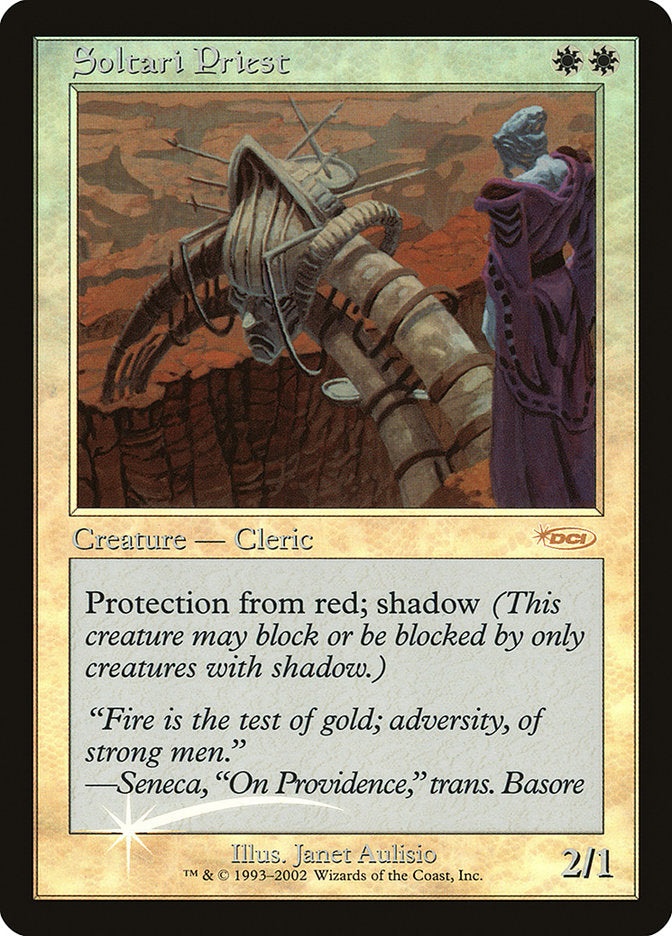 Soltari Priest [Friday Night Magic 2002] | Webway Games