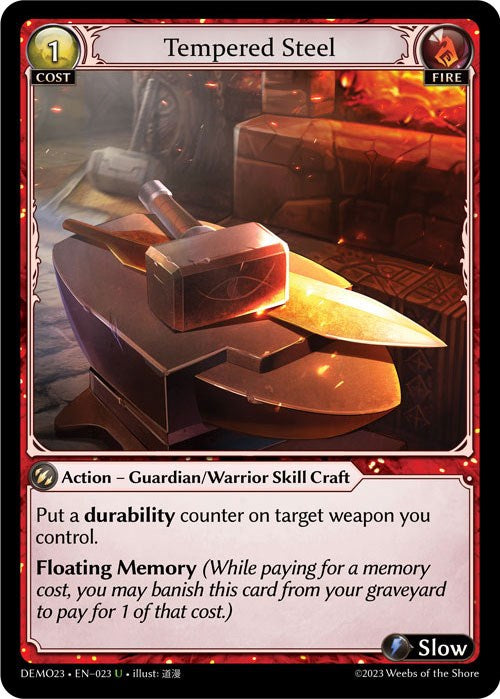 Tempered Steel (023) [2023 Demo Deck] | Webway Games
