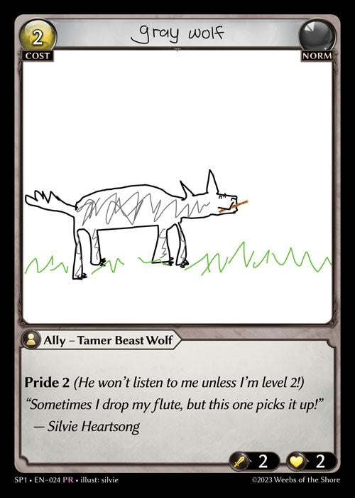 Gray Wolf (024) [Supporter Pack 1] | Webway Games