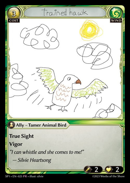 Trained Hawk (025) [Supporter Pack 1] | Webway Games