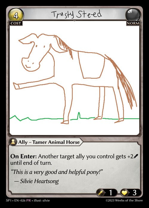 Trusty Steed (026) [Supporter Pack 1] | Webway Games