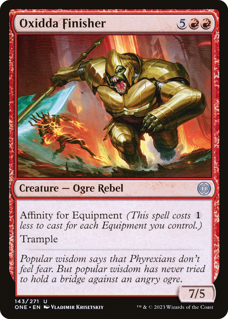 Oxidda Finisher [Phyrexia: All Will Be One] | Webway Games