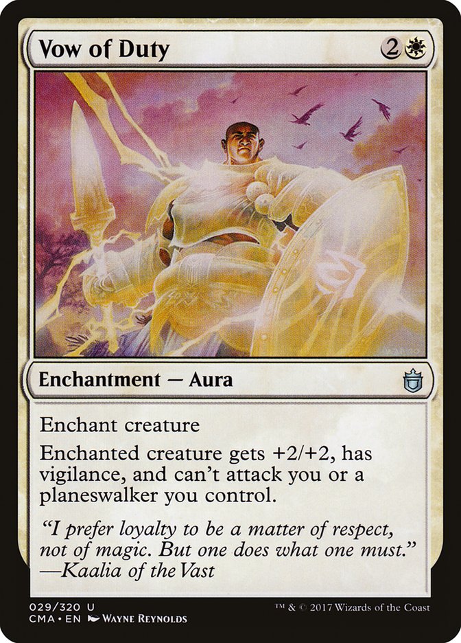 Vow of Duty [Commander Anthology] | Webway Games