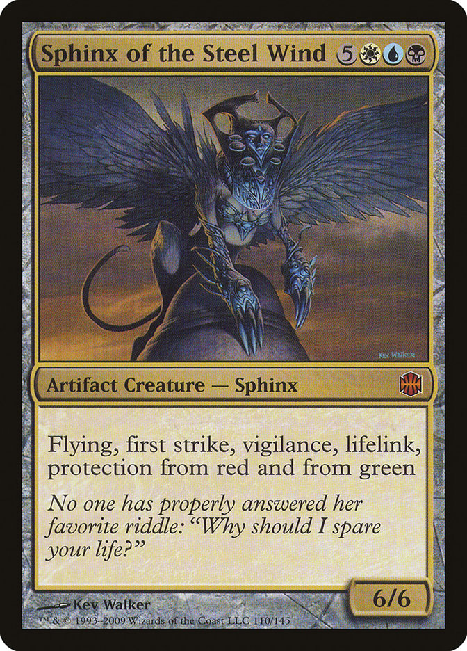 Sphinx of the Steel Wind [Alara Reborn] | Webway Games