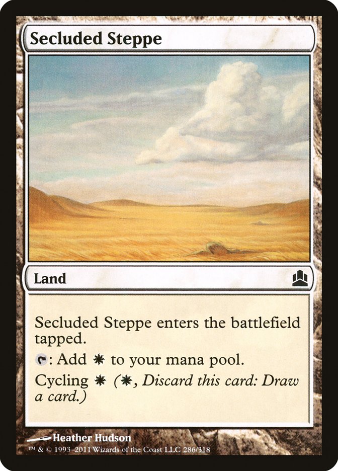 Secluded Steppe [Commander 2011] | Webway Games