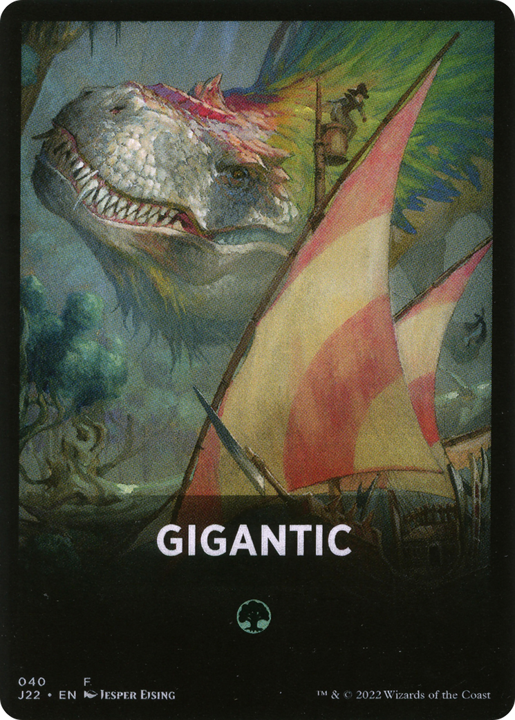 Gigantic Theme Card [Jumpstart 2022 Front Cards] | Webway Games