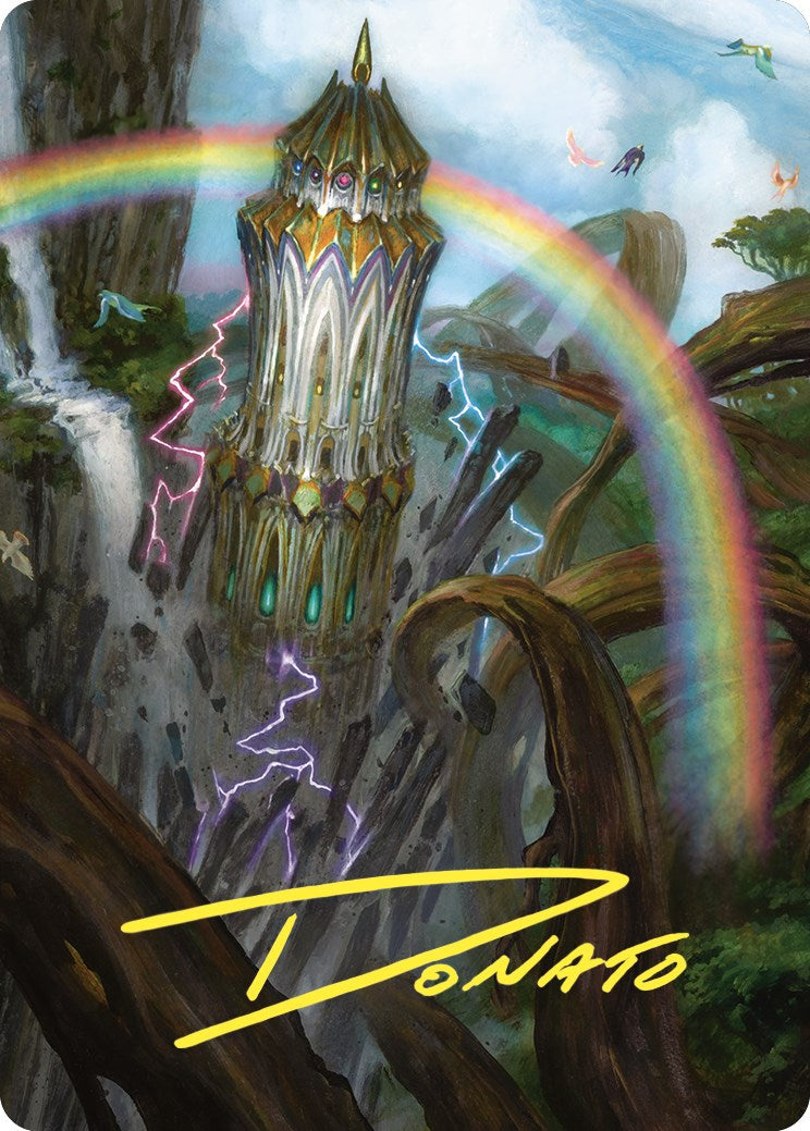 Command Tower Art Card (Gold-Stamped Signature) [Commander Masters Art Series] | Webway Games