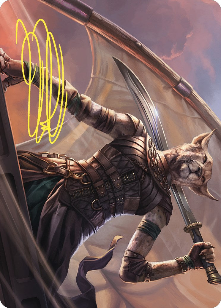 Mirri, Weatherlight Duelist Art Card (Gold-Stamped Signature) [Commander Masters Art Series] | Webway Games