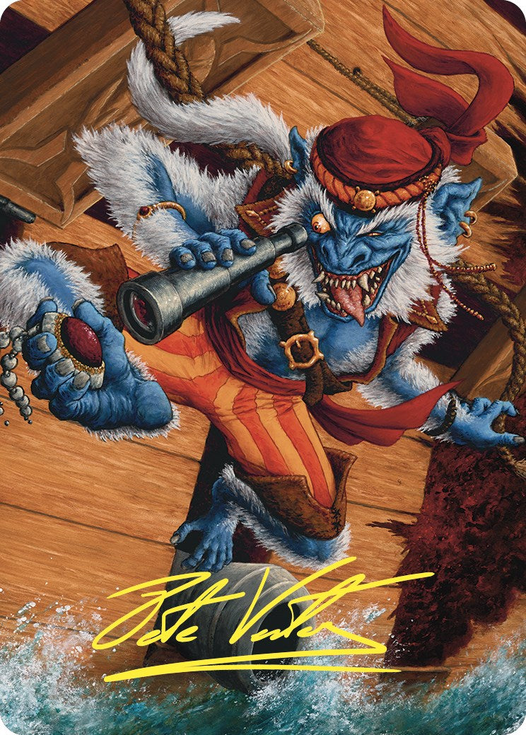 Treasure Nabber Art Card (Gold-Stamped Signature) [Commander Masters Art Series] | Webway Games