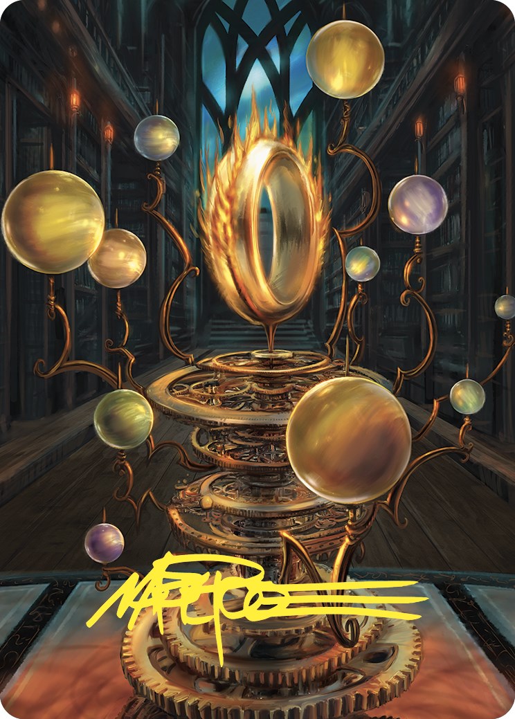 Sol Ring Art Card (Gold-Stamped Signature) [Commander Masters Art Series] | Webway Games