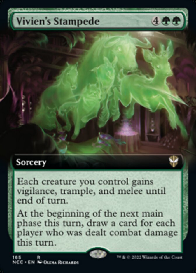 Vivien's Stampede (Extended Art) [Streets of New Capenna Commander] | Webway Games