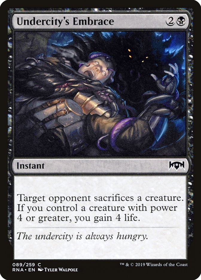 Undercity's Embrace [Ravnica Allegiance] | Webway Games