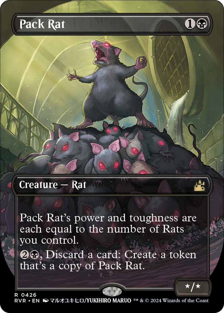 Pack Rat (Anime Borderless) [Ravnica Remastered] | Webway Games