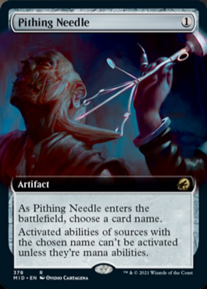 Pithing Needle (Extended) [Innistrad: Midnight Hunt] | Webway Games